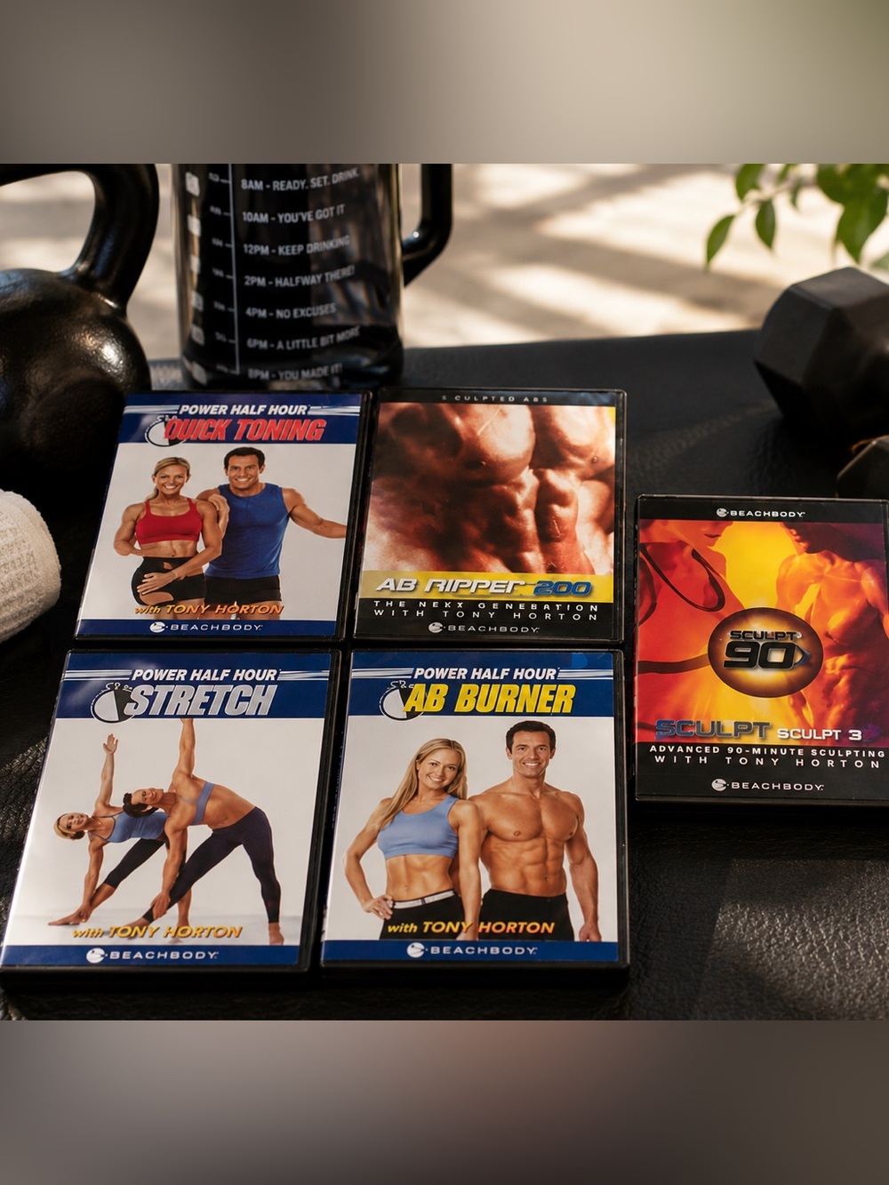 Beachbody Tony Horton Workout DVD Bundle – 5 Disc Lot – 4 Sealed
